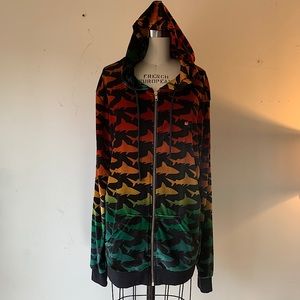 Aviator Nation VELVET SHARK ZIP UP